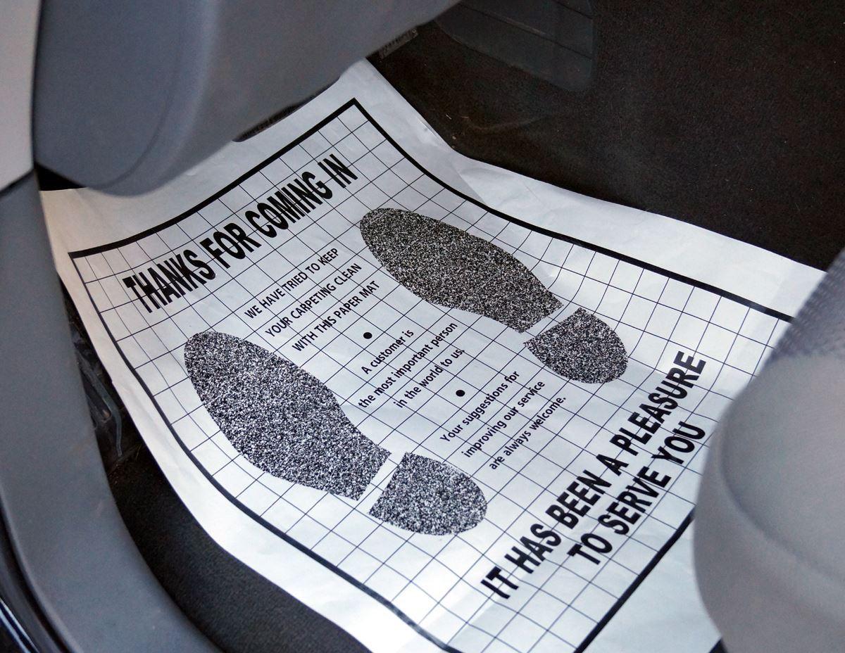 Paper Floor Mats