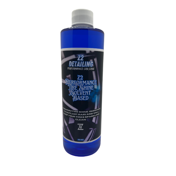 z2 Performance Tire Shine Regular - Solvent Based - 16 oz Bottle