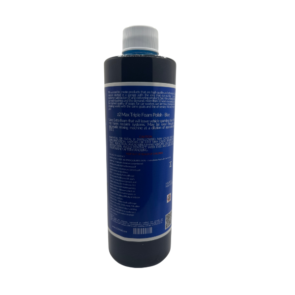 z2 Triple Foam Polish Blue - Lo pH - 16 oz Bottle